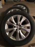 235/55R18 Bridgestone - 90% - 13 год с литьем Toyota harrier, RAV4. 7.5x18 5x114.30 ET45