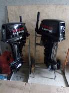 Nissan Marine. 15,00 л.с., 2х тактный, бензин, нога S (381 мм), Год: 2011 год