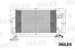 Радиатор кондиционера. Ford C-MAX Ford Focus Двигатели: XQDA, XTDA, DLD418, UFDB, QQDB, SIDA, AODA, AODB, ASDA, ASDB, EDDB, EDDC, EDDD, EDDF, EYDB, EY...