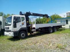 Daewoo Novus. три оси K9A6F HIAB190TM 2017 год, 11 149 куб. см., 14 500 кг.