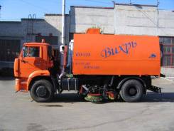 Кургандормаш КО-318Д. Пылесос Вакуумная подметально-уборочная КО-318Д на шасси Камаз-53605, 12 000 куб. см.