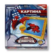 Картина из пластилина Марвел. Человек-паук
