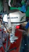 Honda. 5,00 л.с., 4х тактный, бензин, нога S (381 мм), Год: 2012 год