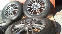 Колеса комплект. литье R16 Weds+резя 205/60/R16. New. 6.5x16 5x114.30 ET40 ЦО 72,5 мм.