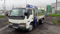 Isuzu Elf. Грузовик бортовой с манипулятором Isuzu ELF, 4 334 куб. см., 2 000 кг.
