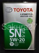 Toyota. Вязкость 5W-20, гидрокрекинговое