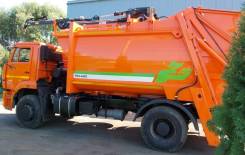 Hiab. Мусоровоз МК-4447-06 с КМУ , 11 760 куб. см. Под заказ