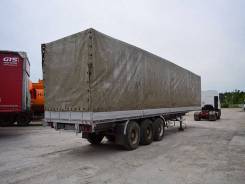 Van Hool. Полуприцеп с борт платформой 1989 г/в, 13 500 кг.