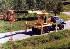 Услуги - бурильно-крановые машины; автовышка