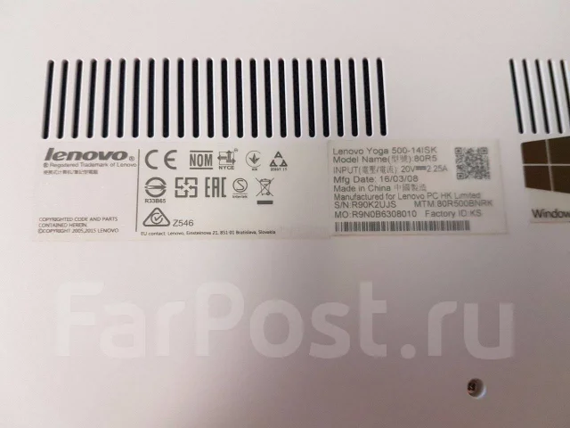 Lenovo Yoga. 14", ��� 4 ��, WiFi: 1, Bluetooth: 1 ����