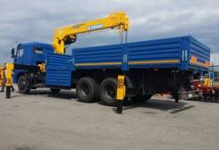 Камаз 65117. Кран-манипулятор Soosan SCS746L, 6 700 куб. см., 11 000 кг.