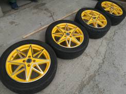 Диски TT-K Япония под Oldshcool на лете Yokogama 195/50/16. 6.0x16 4x100.00 ET48 ЦО 67,0 мм.