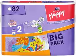 Bella baby happy. 3-6 кг 63 шт