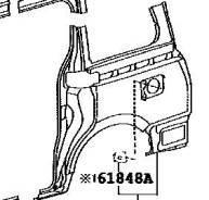 Крыло. Toyota Voxy, ZRR85W, ZRR85G, ZRR85, ZRR80W, ZRR80G, ZWR80, ZRR80, ZWR80W, ZWR80G Toyota Noah, ZRR80W, ZWR80, ZRR80G, ZRR85, ZRR85G, ZRR85W, ZRR...
