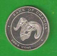 100 Шиллинг( брак "лингшил") 2004 г. Уганда.