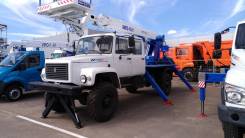 Випо-18-01. Автогидроподъемник ВИПО-18-01 на шасси ГАЗ-33081/33088 (4х4) (5м. каб), 7 850 куб. см., 18 м.