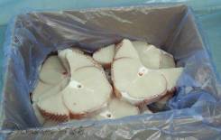 Стейки голубой акулы. Морепродукты