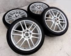 Диски A-Tech Schneider на лете 225x40x18. 7.5x18 5x114.30 ET55 ЦО 73,1 мм.