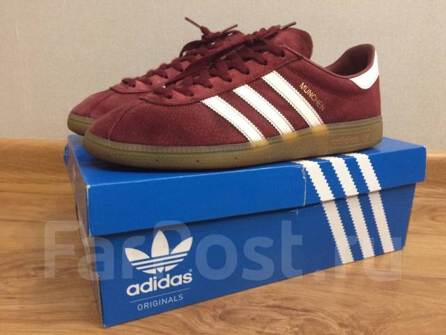 Adidas cheap munchen maroon