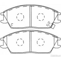 Тормозные колодки, Передние на Hyundai Santa Fe (2000-2006) / SP1157 / SANGSIN