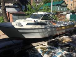 Yamaha F-22. Год: 1990 год, длина 7,10 м., двигатель стационарный, 74,00 л.с., дизель