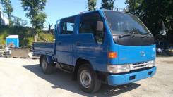 Toyota Toyoace. 4WD, двухкабинник+борт 1,5тонны, 3 000 куб. см., 1 500 кг.