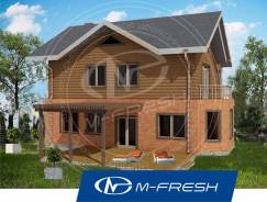 M-fresh Like! (Проект дома с солнечным эркером! Вам понравится! ). 200-300 кв. м., 2 этажа, 5 комнат, комбинированный