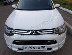 Молдинг под фару. Mitsubishi Outlander