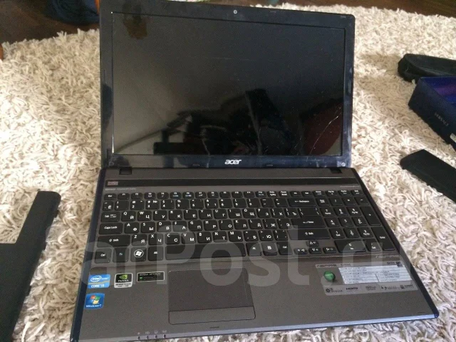 Acer Aspire 5755G. 15.6", 2,3����, ��� 6 ��, ���� 1 000���, WiFi: 1, Bluetooth: 1 ����