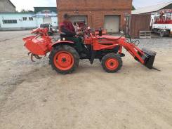Kubota. Мини трактор L2201 Front Loader КУН производства Япония, фреза, 1 200 куб. см. Под заказ