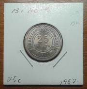 Британский Гондурас (Белиз) 25 центов 1962 Unc - очень хороший сох
