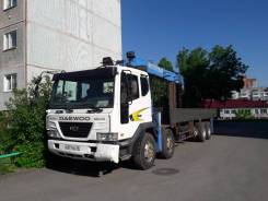 Daewoo Novus. Кран- борт манипулятор, 15 000 куб. см., 10 000 кг., 25 м.