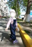 Комбинезоны джинсовые. Рост: 80-86 см