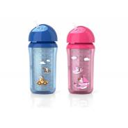 Philips Avent - Чашка-поильник (термочашка) с трубочкой (260 мл, 12 мес+), для детей до 3-х лет