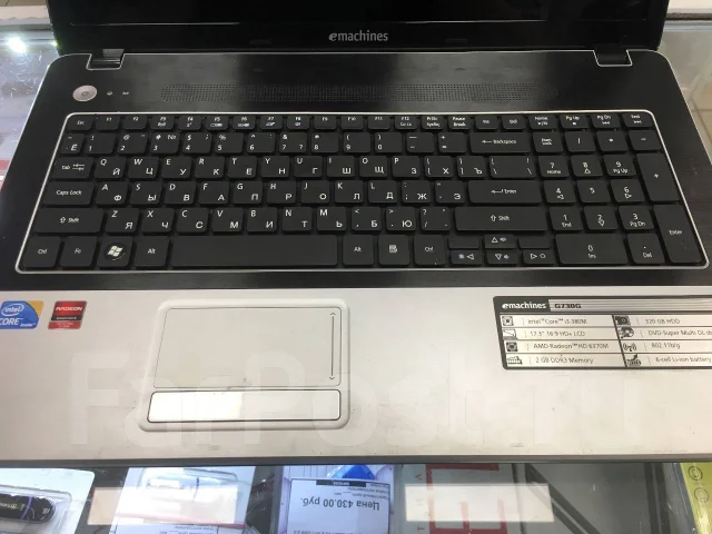 eMachines G730G-382G32Miks. 17.3", WiFi: 1, Bluetooth: 1 ����