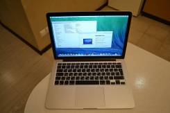 Apple MacBook Pro 13 2013 Late ME865 with Retina display. 13.3", 2,4 ГГц, ОЗУ 8192 МБ и больше, диск 256 Гб, WiFi, Bluetooth, аккумулятор на 7 ч.
