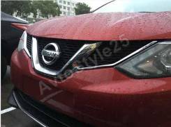 Молдинг решетки радиатора. Nissan Qashqai, J11