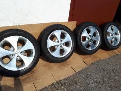 Летние колеса Toyota R17 оригинал+шины Dunlop 225/55/17. 7.0x17 5x114.30 ET45 ЦО 60,1 мм.