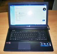 Asus K75DE-TY046H. 17.3", 1,9 ГГц, ОЗУ 6144 МБ, диск 1 000 Гб, WiFi, Bluetooth, аккумулятор на 2 ч.