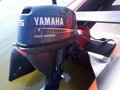 Yamaha. 15,00 л.с., 4х тактный, бензин, нога S (381 мм), Год: 2008 год