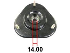 Опора амортизатора. Toyota Corolla Axio, NZE141, NZE144, ZRE141, ZRE142, ZRE143, ZRE144, ZZE141, ZZE142 Toyota Corolla Fielder, NZE141, NZE141G, NZE14...