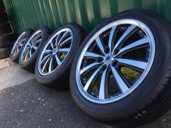 Готовый комплект Steiner R17+жирное лето Bridgestone 225/45/17 2016год. 7.0x17 5x114.30 ET55 ЦО 73,0 мм.