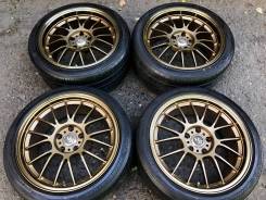 RAYS VOLK RACING. 8.5/9.5x18, 5x114.30, ET40/40, ЦО 73,1 мм.