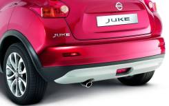 Накладка на бампер. Nissan Juke, SUV, F15, NF15, YF15 Двигатели: HR16DE, MR16DDT, HR15DE. Под заказ