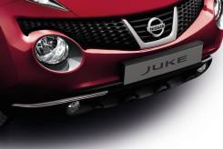 Накладка на бампер. Nissan Juke, SUV, F15, NF15, YF15 Двигатели: HR16DE, MR16DDT, HR15DE. Под заказ