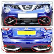 Накладка на бампер. Nissan Juke, SUV, F15, NF15, YF15 Двигатели: HR16DE, MR16DDT, HR15DE. Под заказ