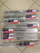 Накладка на порог. Daewoo Nexia Daewoo Matiz Ford Mondeo Ford Focus Skoda Octavia Skoda Fabia Skoda Roomster Renault: Logan, Sandero, Sandero Stepway...