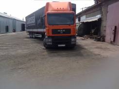MAN TGA. Сцепка MAN 26.410 и полуприцеп Pacton TXD 339 тент, 11 967 куб. см., 26 000 кг.