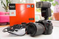 Sony Alpha SLT-A77 Kit. 20 и более Мп, зум: 3х