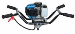 Мотобур СОЮЗ ББС-2030 V=52 см3, 3,5 л. с., стальная рама, 4 ручки